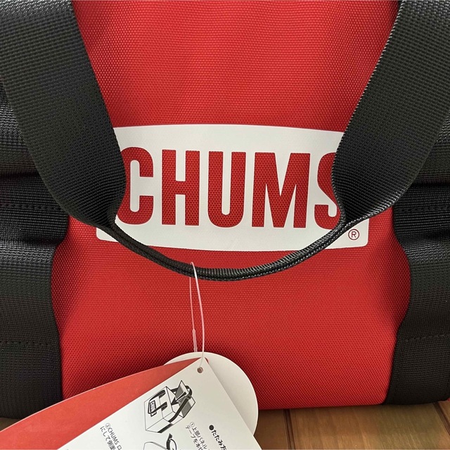 CHUMS(チャムス)のCHUMS チャムス ソフトクーラートートバッグ レッド 保冷バッグ 未使用品 レディースのバッグ(トートバッグ)の商品写真
