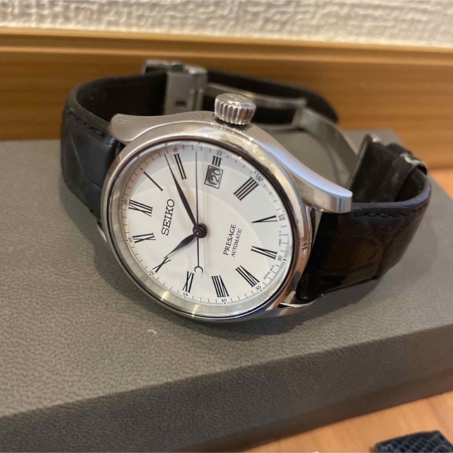 SEIKO　プレサージュ琺瑯　SARX049　新品価格11万　OH1回