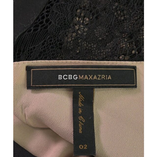 BCBGMAXAZRIA(ビーシービージーマックスアズリア)のBCBG MAXAZRIA ワンピース 2(M位) 黒xベージュ(レース) 【古着】【中古】 レディースのワンピース(ひざ丈ワンピース)の商品写真