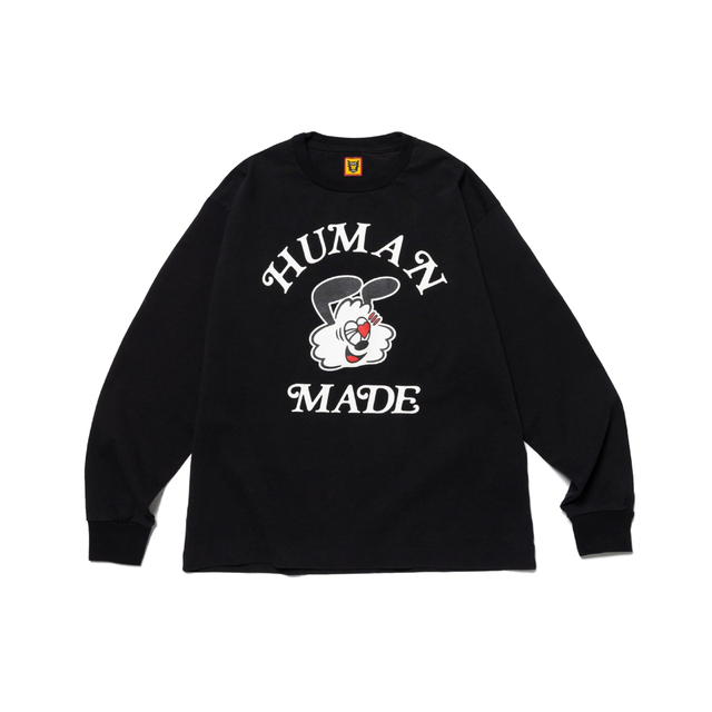 HUMAN MADE(ヒューマンメイド)のヒューマンメイド　GDC WHITE DAY L/S T-SHIRT　黒XL メンズのトップス(Tシャツ/カットソー(七分/長袖))の商品写真