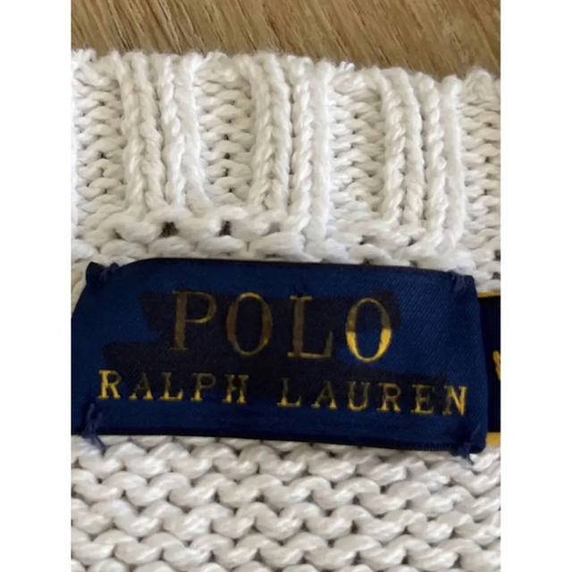 POLO RALPH LAUREN(ポロラルフローレン)のPOLO ラルフローレン　コットンセーター　星条旗　セーター　米国購入　新品 レディースのトップス(ニット/セーター)の商品写真