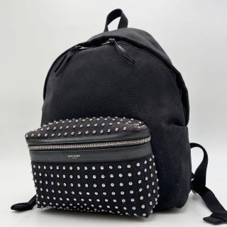 Saint Laurent - サンローランパリ バックパック 黒 キャンバス YSLの