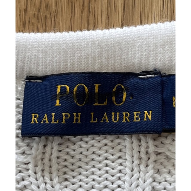 POLO ラルフローレン コットンセーター ケーブルニット 米国購入 新品