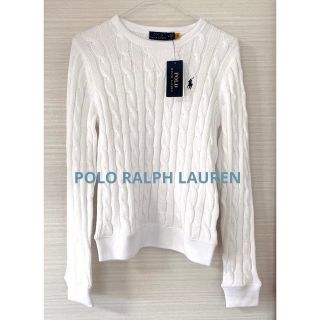 ポロラルフローレン(POLO RALPH LAUREN)のPOLO ラルフローレン　コットンセーター　ケーブルニット　米国購入　新品(ニット/セーター)