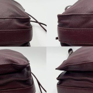 LOEWE - ✨美品✨ロエベ 巾着 アナグラム ショルダーバッグ ボルドー