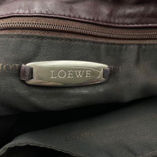 LOEWE - ✨美品✨ロエベ 巾着 アナグラム ショルダーバッグ ボルドー