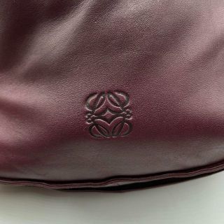 LOEWE - ✨美品✨ロエベ 巾着 アナグラム ショルダーバッグ ボルドー