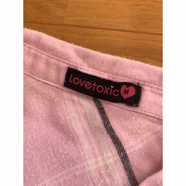 lovetoxic(ラブトキシック)のチェックシャツ　 キッズ/ベビー/マタニティのキッズ服女の子用(90cm~)(ジャケット/上着)の商品写真