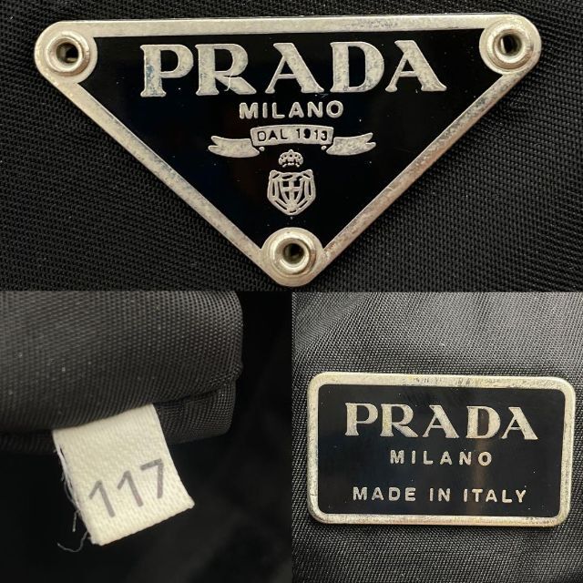 PRADA - ✨美品✨ プラダ ショルダーバッグ 斜め掛け ポシェット 黒