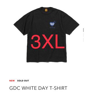 ガールズドントクライ(Girls Don't Cry)のGDC WHITE DAY T-SHIRT 3XL ブラック(Tシャツ/カットソー(半袖/袖なし))