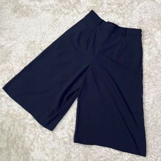 ユニクロ(UNIQLO)のユニクロ　ドレープワイドクロップドパンツ　レディース　大きいサイズ(クロップドパンツ)