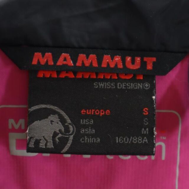 Mammut(マムート)のマムート アウトドア ナイロンジャケット M ピンク系 Mammut ロゴ刺繍 裏メッシュ レディース 【中古】  【230305】 レディースのジャケット/アウター(ロングコート)の商品写真