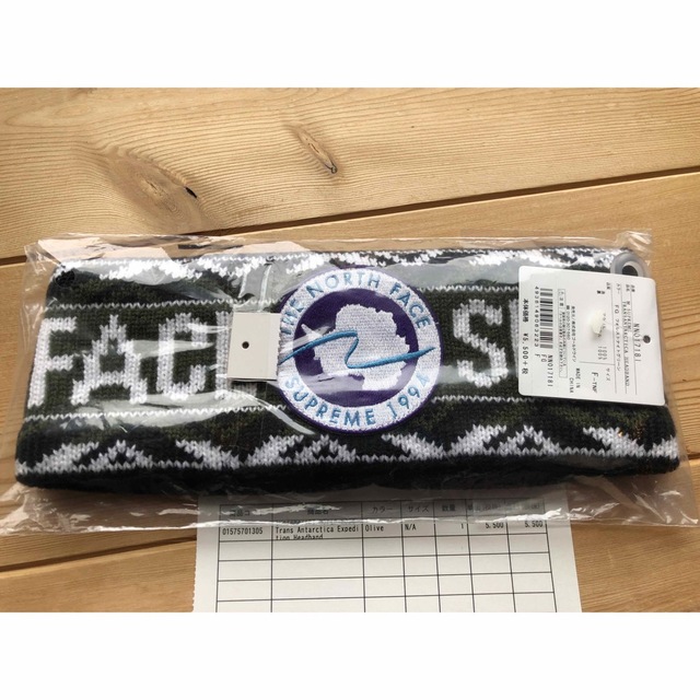 ［新品未使用］supreme north face headbandメンズ