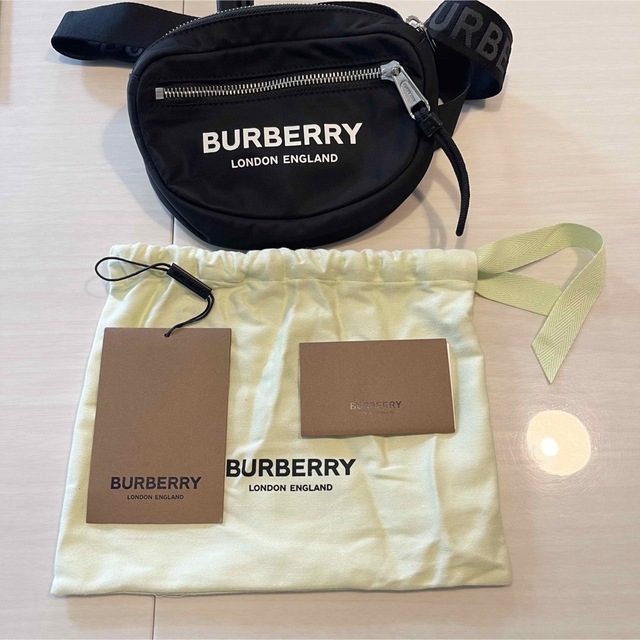 BURBERRY バーバリー ナイロン ロゴ ウエストポーチ 【公式ショップ