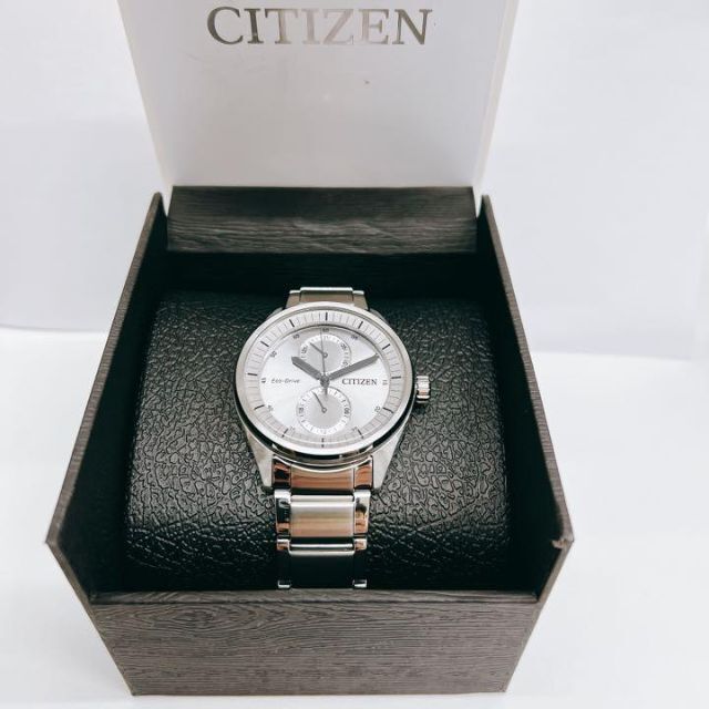 新品未使用】シチズン/CITIZEN メンズ腕時計 エコドライブ シルバー銀