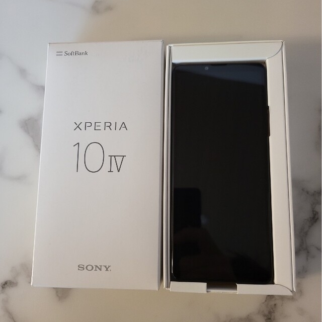 かわいい! SONY Xperia 10 IV ブラック 128GB Softbank