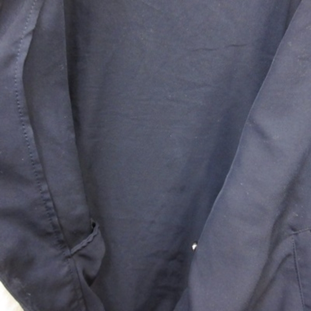 JENEVIEVE(ジュネヴィエーブ)のジュヌヴィエーヴ ジャケット ブルゾン 切替 1 紺 ネイビー 白 ホワイト レディースのジャケット/アウター(ブルゾン)の商品写真