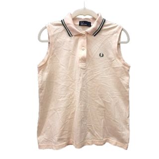 フレッドペリー(FRED PERRY)のフレッドペリー ポロシャツ ライン ノースリーブ 10 ライトベージュ(ポロシャツ)