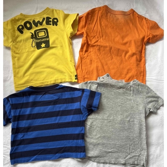 UNIQLO(ユニクロ)のキッズ　Tシャツ 80サイズ　4点 キッズ/ベビー/マタニティのベビー服(~85cm)(Ｔシャツ)の商品写真