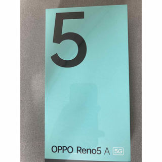 オッポ(OPPO)のOppo Reno5 A, 6GB, 128GB アイスブルー(スマートフォン本体)