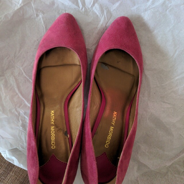 パンプス　ピンク レディースの靴/シューズ(ハイヒール/パンプス)の商品写真