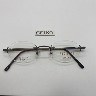セイコー(SEIKO)のヴィンテージ  SEIKO TITANIUM メガネフレームフレーム T-830(サングラス/メガネ)