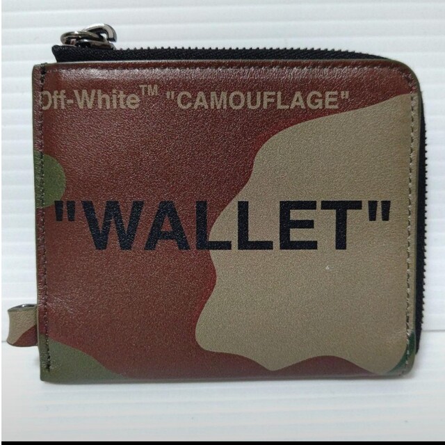 2022年限定カラー ほぼ未使用!! Off-White オフホワイト 財布 カモ柄