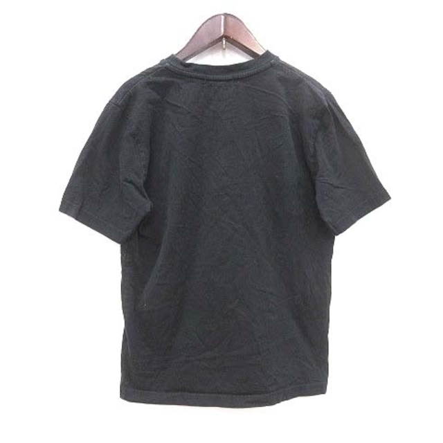 COMME CA ISM(コムサイズム)のコムサイズム Tシャツ カットソー 半袖 ダイヤ柄 クルーネック M 黒  レディースのトップス(Tシャツ(半袖/袖なし))の商品写真