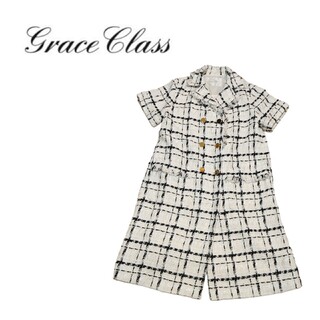 グレースクラス(Grace Class)のGrace Class グレースクラス ツイードコートドレス(ロングコート)
