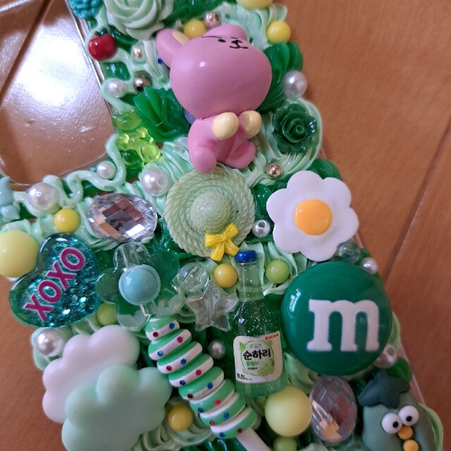 最終値下げ★デコ電 ハンドメイドのスマホケース/アクセサリー(スマホケース)の商品写真