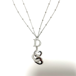 クリスチャンディオール(Christian Dior)のクリスチャンディオール　ハート　ネックレス(ネックレス)