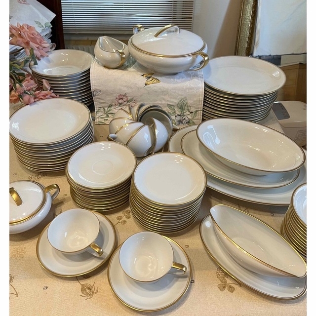 Noritake - オールドノリタケ 93ピース ディナーセット フルセット未