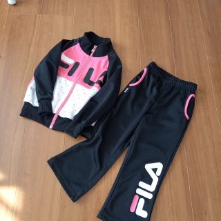 フィラ(FILA)のフィラ　110 ピンクジャージ　ブラック(ジャケット/上着)