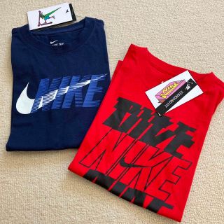 ナイキ(NIKE)の新品　NIKE 半袖Tシャツ　2枚セット　XS 120-130サイズ(Tシャツ/カットソー)