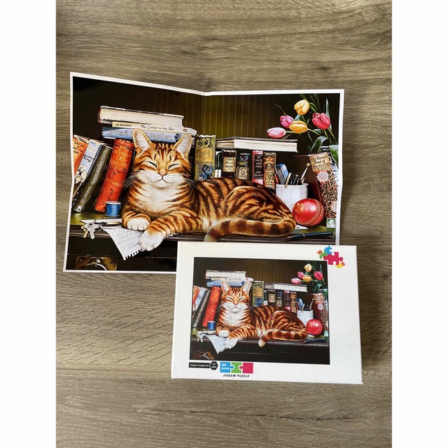 木製ジグソーパズル500ピース　猫 エンタメ/ホビーのエンタメ その他(その他)の商品写真