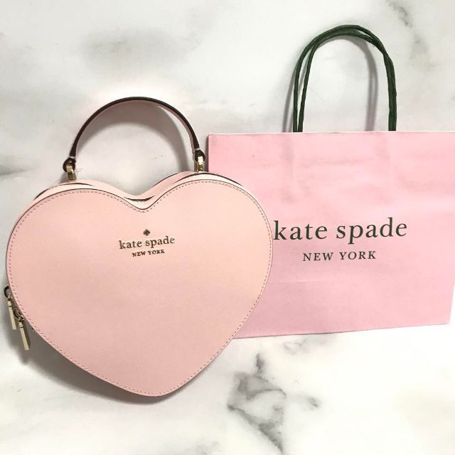 kate spade new york(ケイトスペードニューヨーク)のケイトスペード Kate spade 完売品 バッグ ハート ピンク レディースのバッグ(ショルダーバッグ)の商品写真