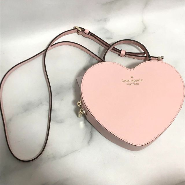 ケイトスペード Kate spade 完売品 バッグ ハート ピンク