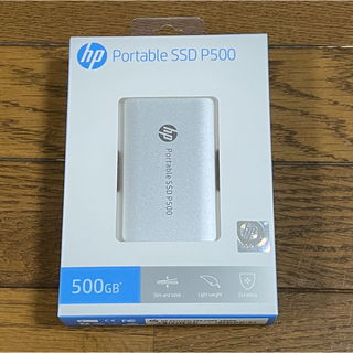 hp ポータブルSSD 500GB 新品未使用PC周辺機器