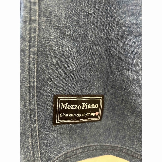 mezzo piano junior(メゾピアノジュニア)のメゾピアノジュニア　mezzo piano  junior ジャンスカ キッズ/ベビー/マタニティのキッズ服女の子用(90cm~)(スカート)の商品写真