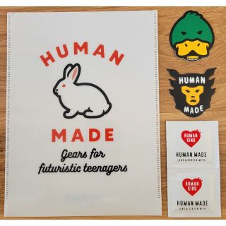 ヒューマンメイド(HUMAN MADE)の【即発送】HUMANMADE非売品 ヒューマンメイド クリアファイル ステッカー(その他)