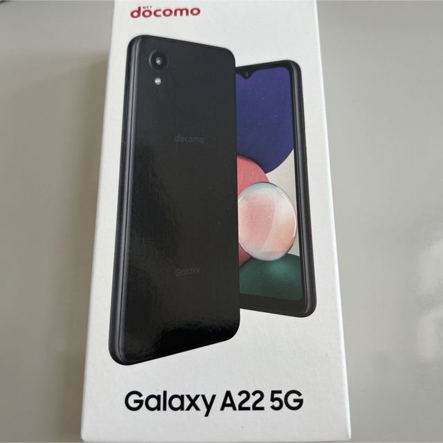 美品!!【Galaxy】A22 5G ブラック 64 GB