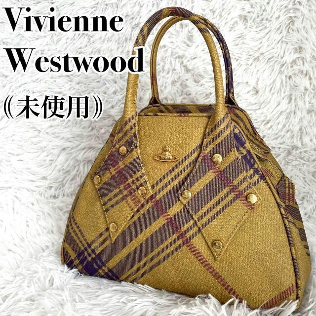 ◎未使用◎『Vivienne Westwood』ヤスミン チェック イエロー