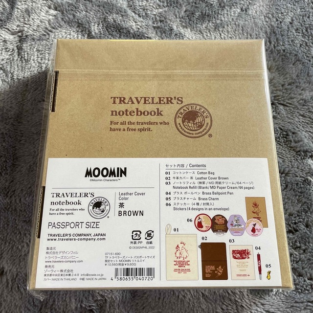 トラベラーズノート パスポートサイズ 限定セット MOOMIN トラベラーズノート パスポートサイズ 限定セット MOOMIN