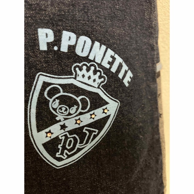 pom ponette(ポンポネット)の【美品】ポンポネット　デニムスカート　160センチ　L キッズ/ベビー/マタニティのキッズ服女の子用(90cm~)(スカート)の商品写真