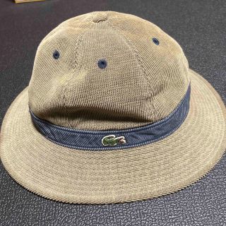 ラコステ(LACOSTE)のLACOSTE ラコステ コーデュロイ ハット(ハット)