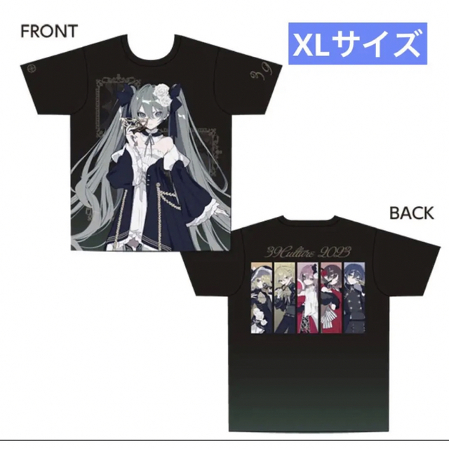 初音ミク 39culture フルグラフィックTシャツ 望月けい