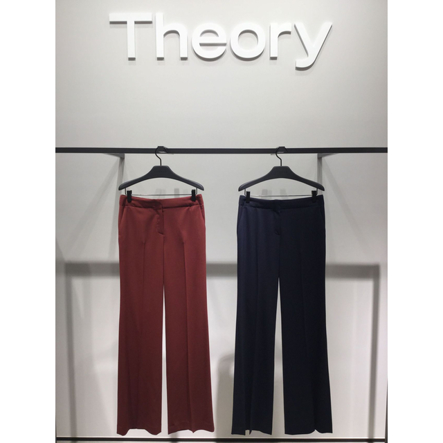 theory(セオリー)の【新品未使用】Theoryワイドクロップドパンツ フルレングス ボルドー レディースのパンツ(カジュアルパンツ)の商品写真