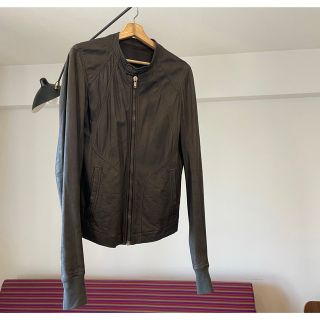 リックオウエンス(Rick Owens)のリックオウエンス　レザージャケット(レザージャケット)