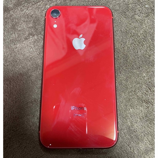 iPhone(アイフォーン)のiphone xr 128GB RED SIMFREE 版 スマホ/家電/カメラのスマートフォン/携帯電話(スマートフォン本体)の商品写真