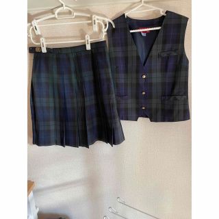 制服　ベスト　スカート  セット　冬服　大きいサイズ(衣装)